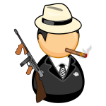 Gangster vector image