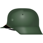 Vector graphics of German Stahlhelm from World War II