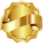 Gold emblem