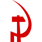 Communism party sign vector image