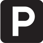 Pictogram for parking area vector image