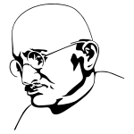 Mahatma Gandhi portrait