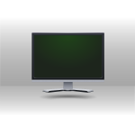 Computer screen vector drawing