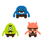 three monsters