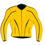 Motorsports jacket vector image