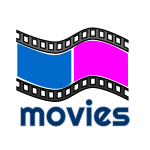 Vector illustration of movies rental symbol