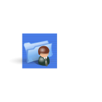 Image of blue user folder icon