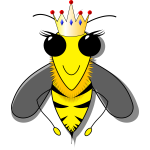 Queen bee vector image