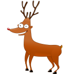 Rudolf The ReinDeer Vector Image