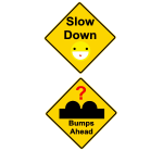 Slow down symbol