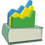 Statistic s book vector image