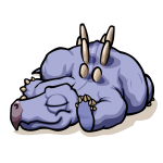 Sleeping dino