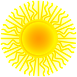 Sun vector illustraton