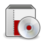 Vector graphics of system installer disc icon