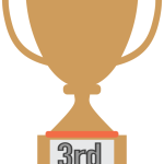 3rd place trophy