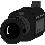 Video camera vector image