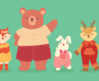 Spring Animals Character Set