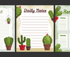 Cactus Themed Journal Template