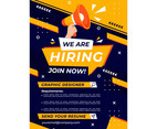 We Are Hiring Poster Template