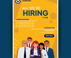 We Are Hiring Recruitment Poster