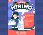 We Are Hiring Join Our Team Poster