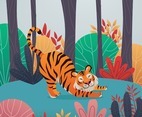 Tiger in Jungle