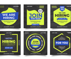 Job Recruitment Social Media Templates