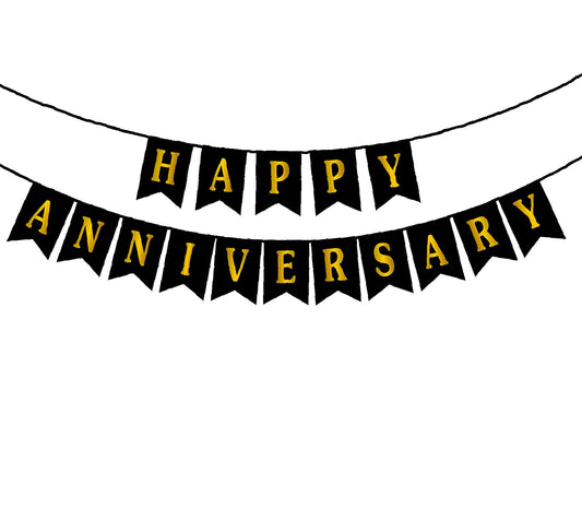 Happy Anniversary Bunting freeshipping - CherishX Partystore