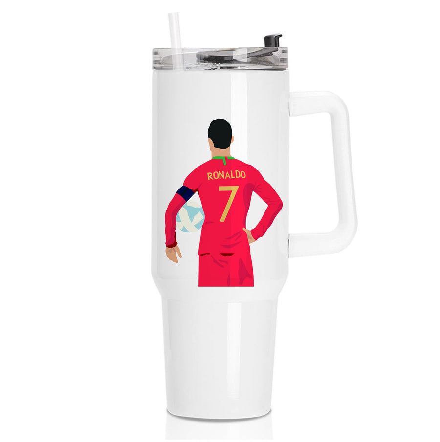 Ronaldo - Football Tumbler