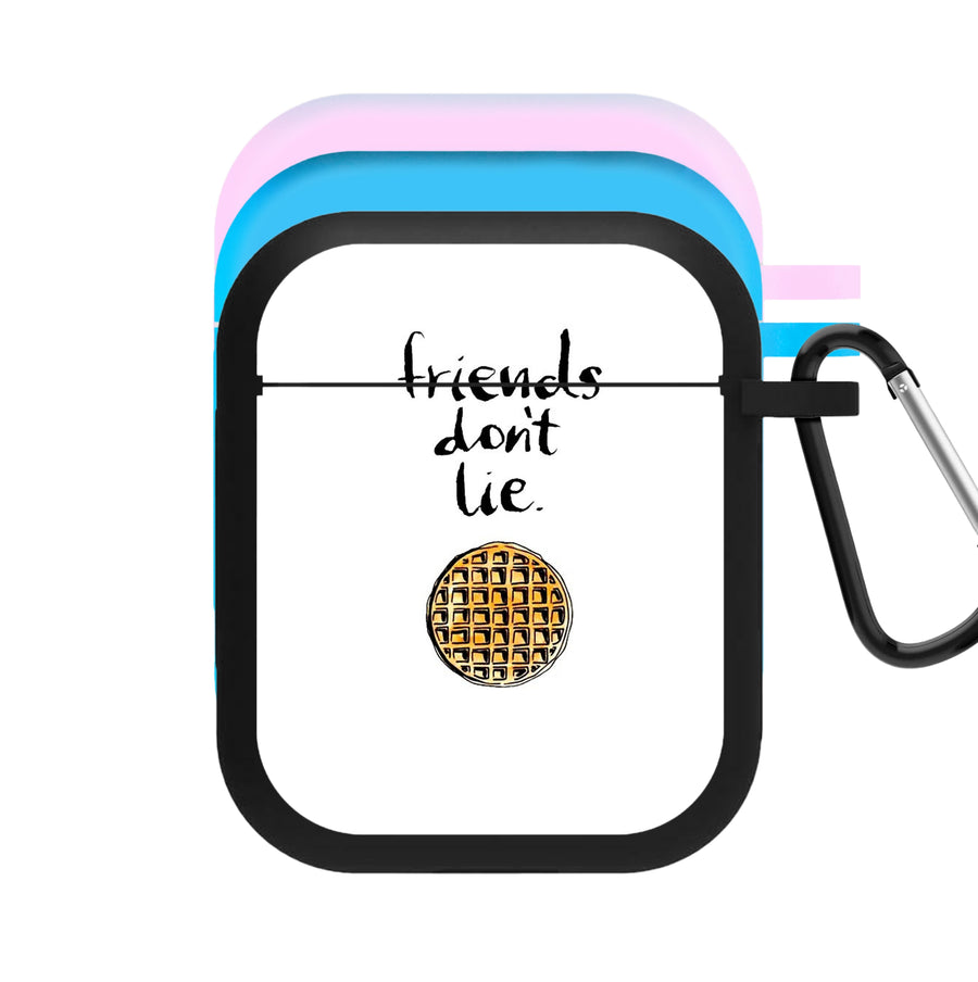 Friends Don't Lie Waffle AirPods Case