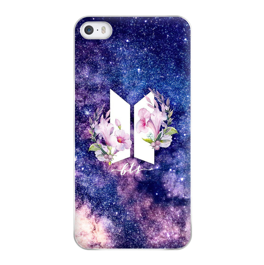 Galaxy Floral K-Pop Band Logo Phone Case