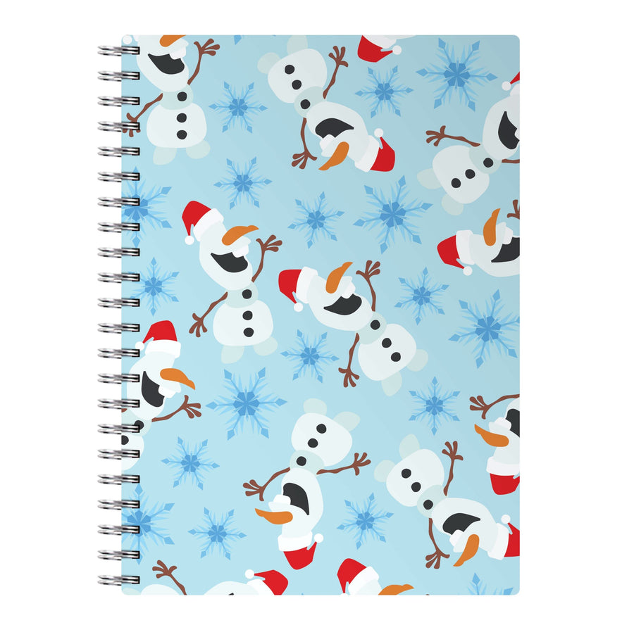 Snowman Pattern Notebook