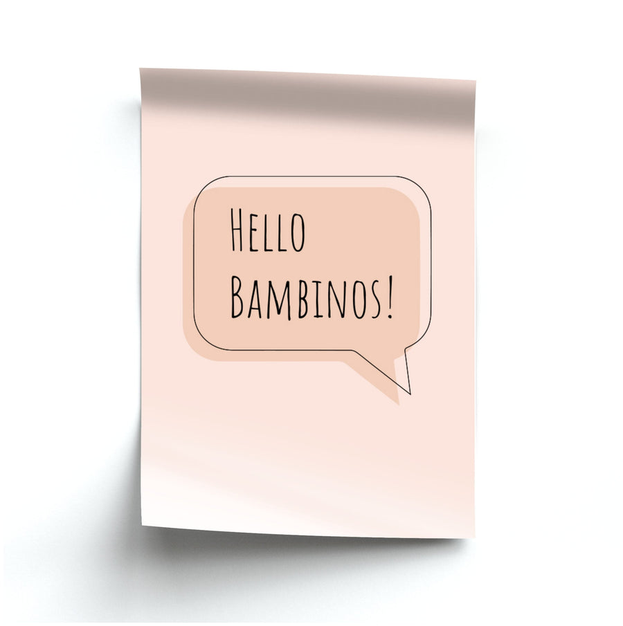 Hello Bambinos - FND Poster