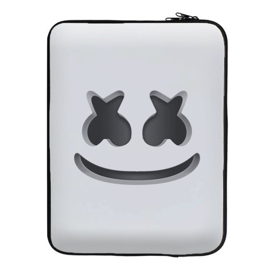 White Helmet DJ Helmet Laptop Sleeve