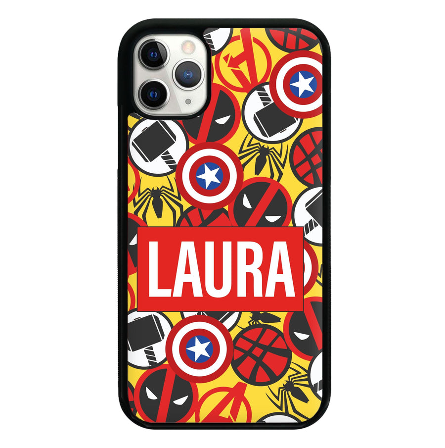 Collage - Personalised Superhero Comic Phone Case