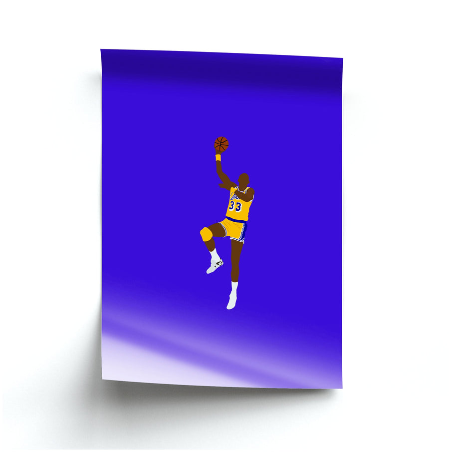 Abdul-Jabbar - Basketball Poster