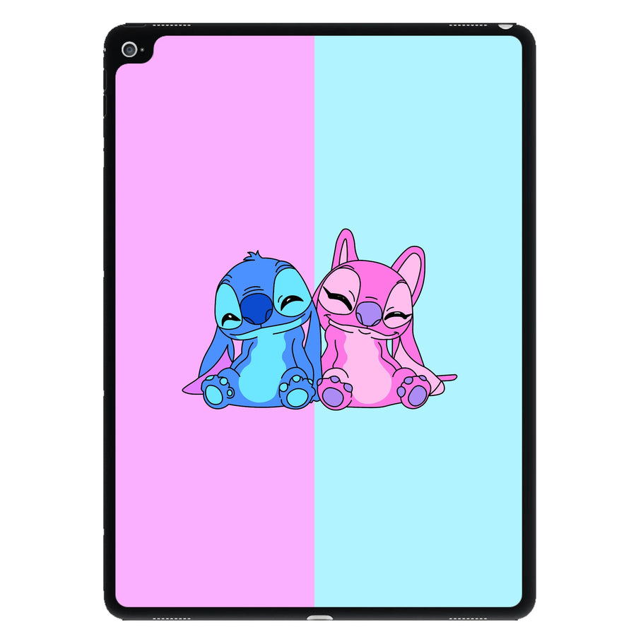 Best Friends - Pink Alien iPad Case