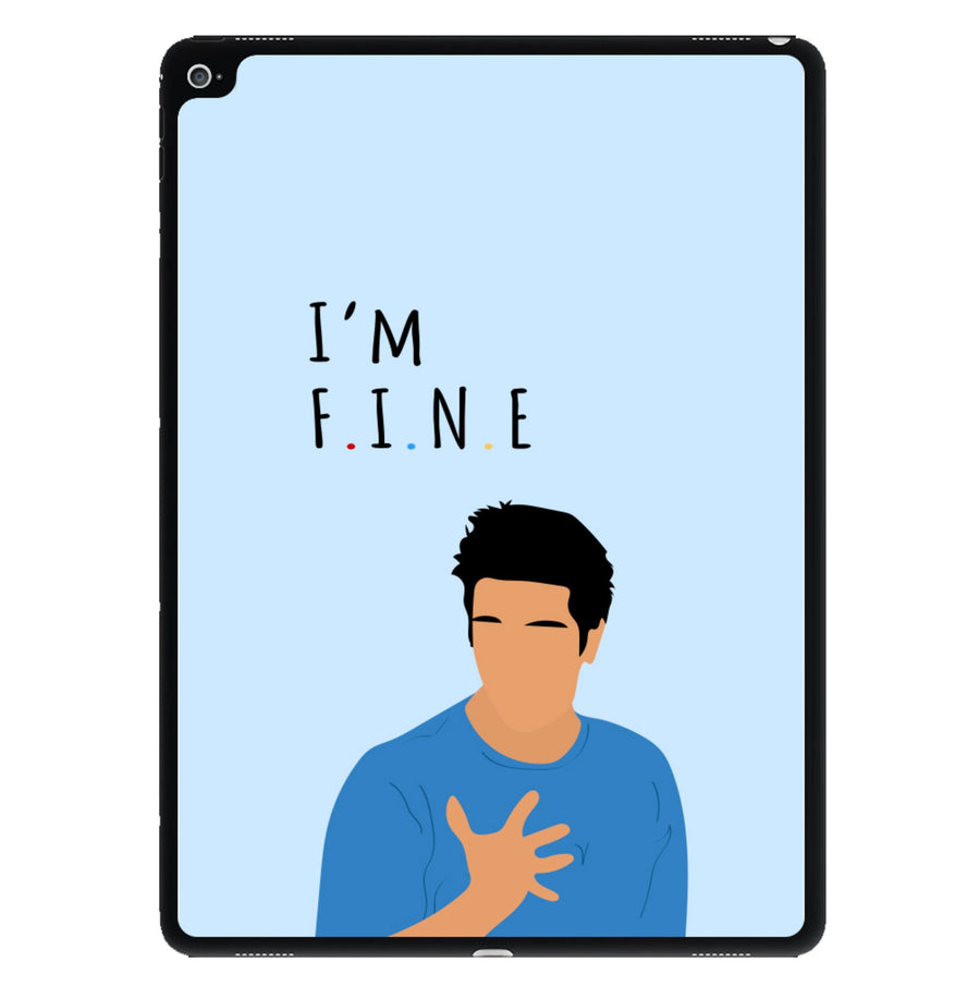 I'm Fine iPad Case