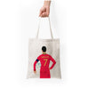 Christiano Ronaldo Tote Bags