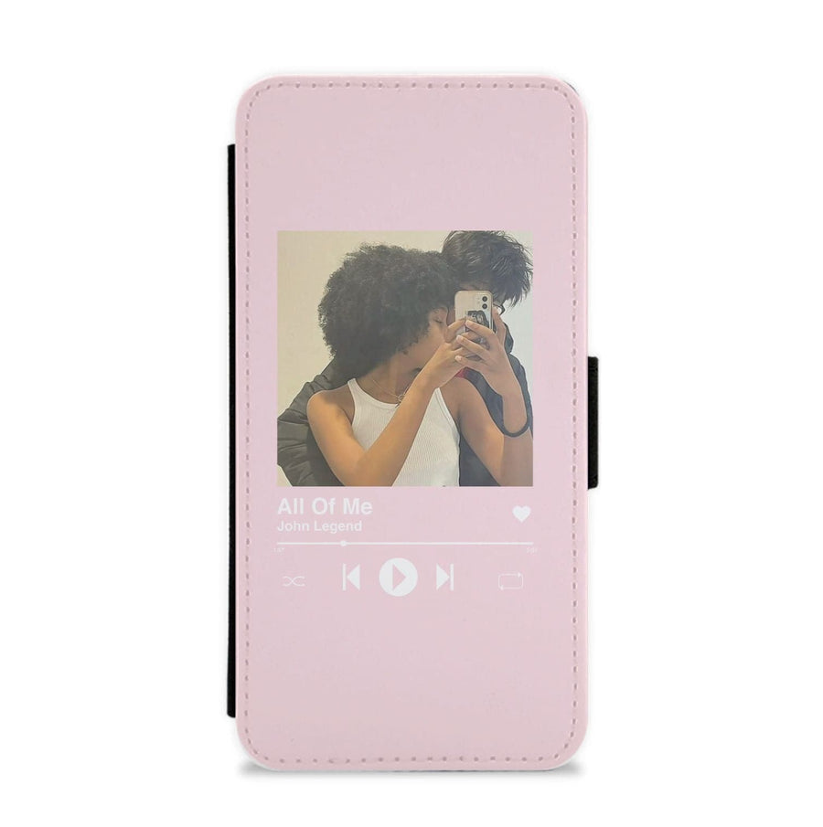 Album Cover - Personalised Couples Flip / Wallet Phone Case