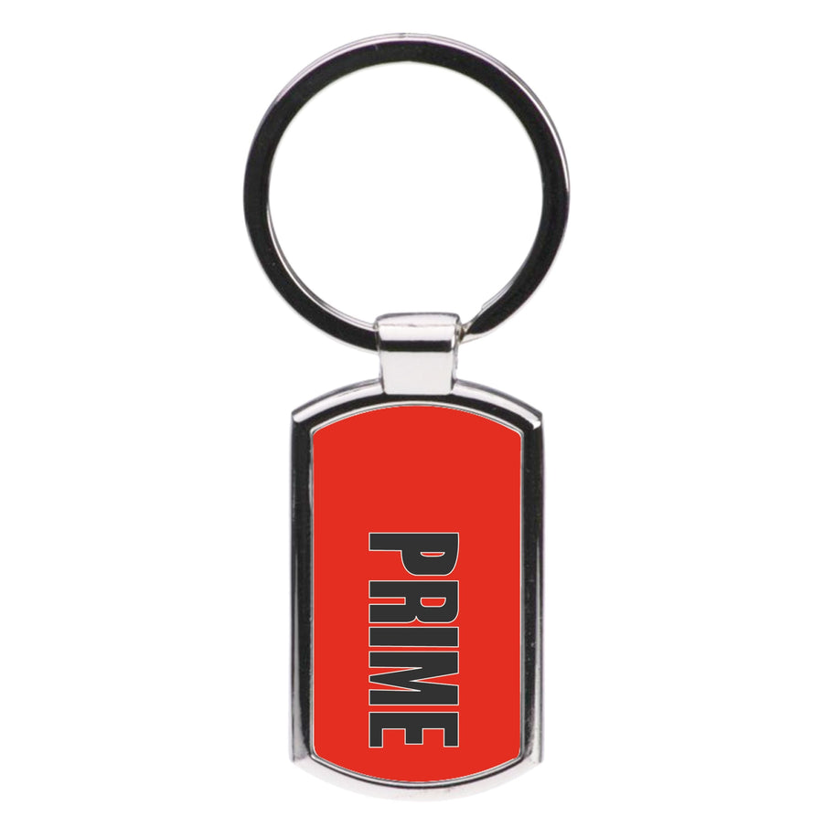 Prime - Red Luxury Keyring