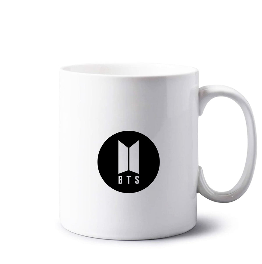 BTS logo Black - K Pop Mug