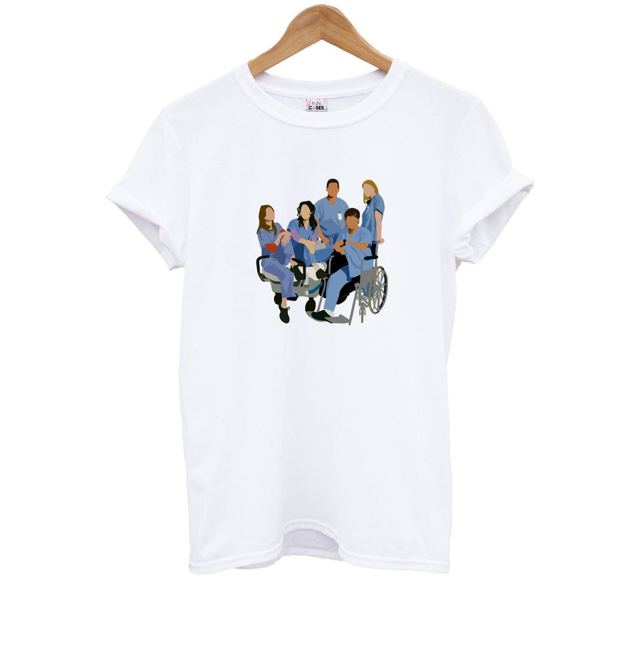 Greys Cast Kids T-Shirt