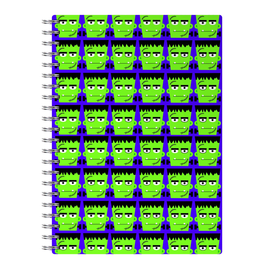 Frankenstein Pattern - Halloween Notebook