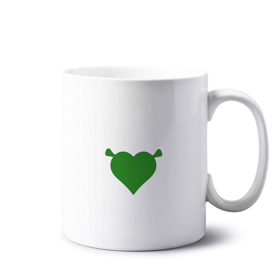 Green Ogre Heart Mug