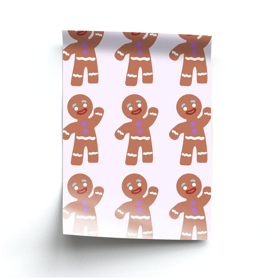 Gingerbread Man - Green Ogre Poster