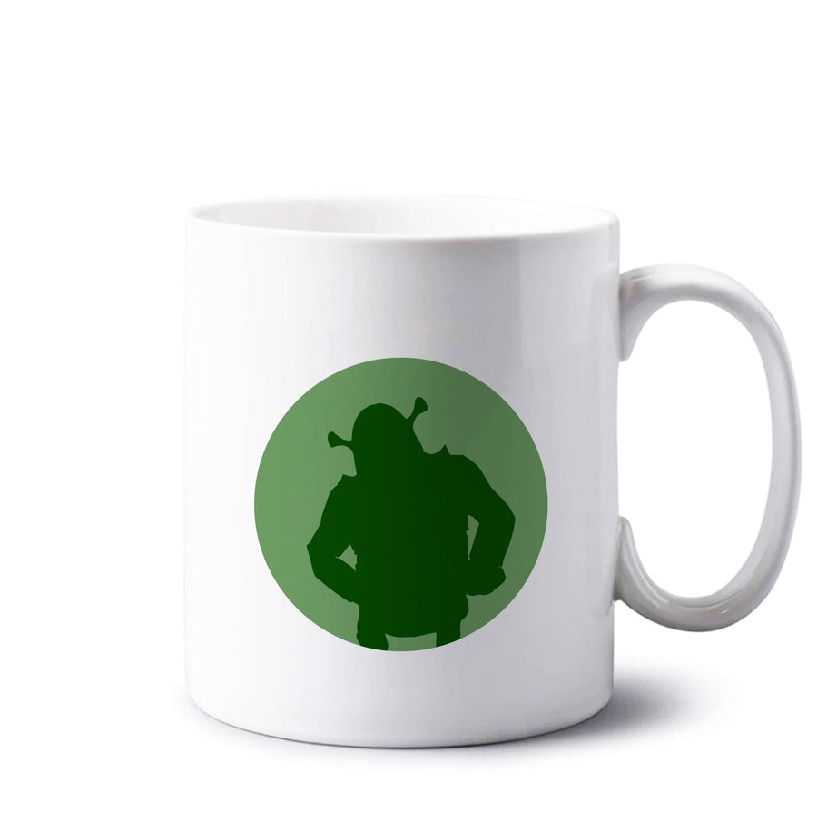 Green Ogre Outline Mug