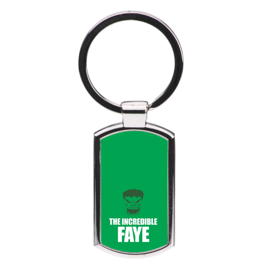 Hulk - Personalised Superhero Comic Luxury Keyring