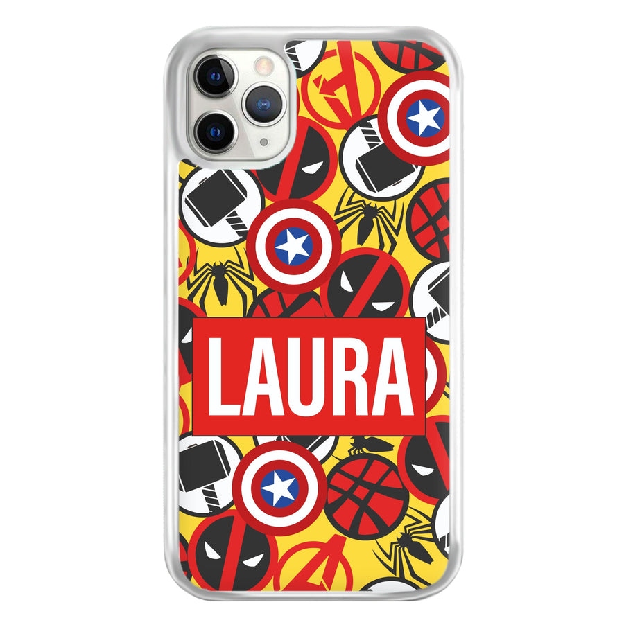 Collage - Personalised Superhero Comic Phone Case