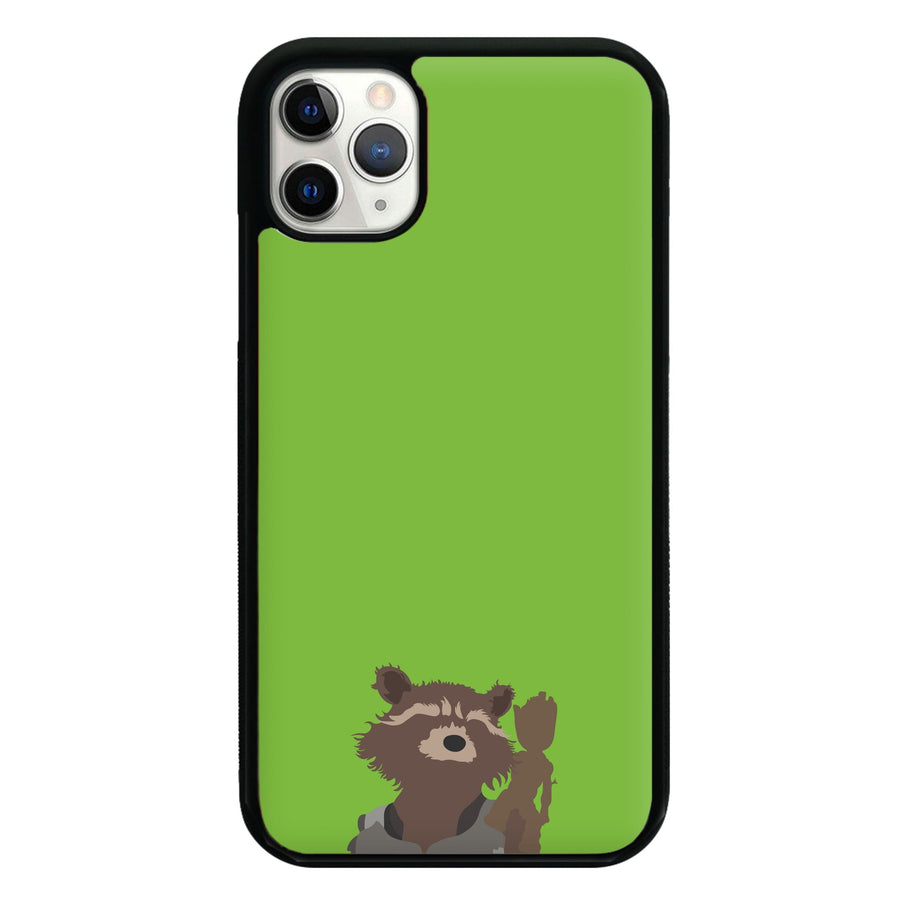 Rocket Raccoon And Groot - GOTG Phone Case